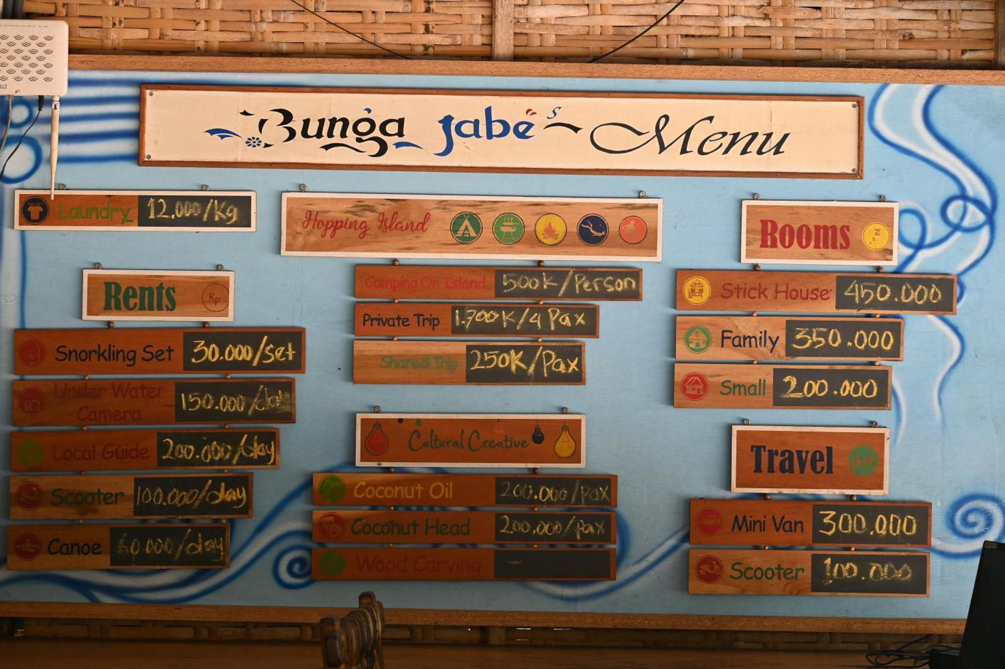 Bunga Jabe Villa การีมุนยาวา ภายนอก รูปภาพ